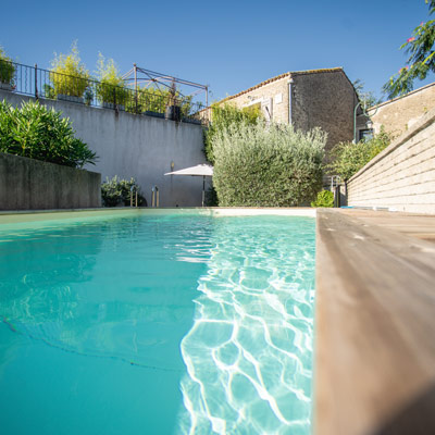 Piscine du loft dans gîte près de la cité de Carcassonne